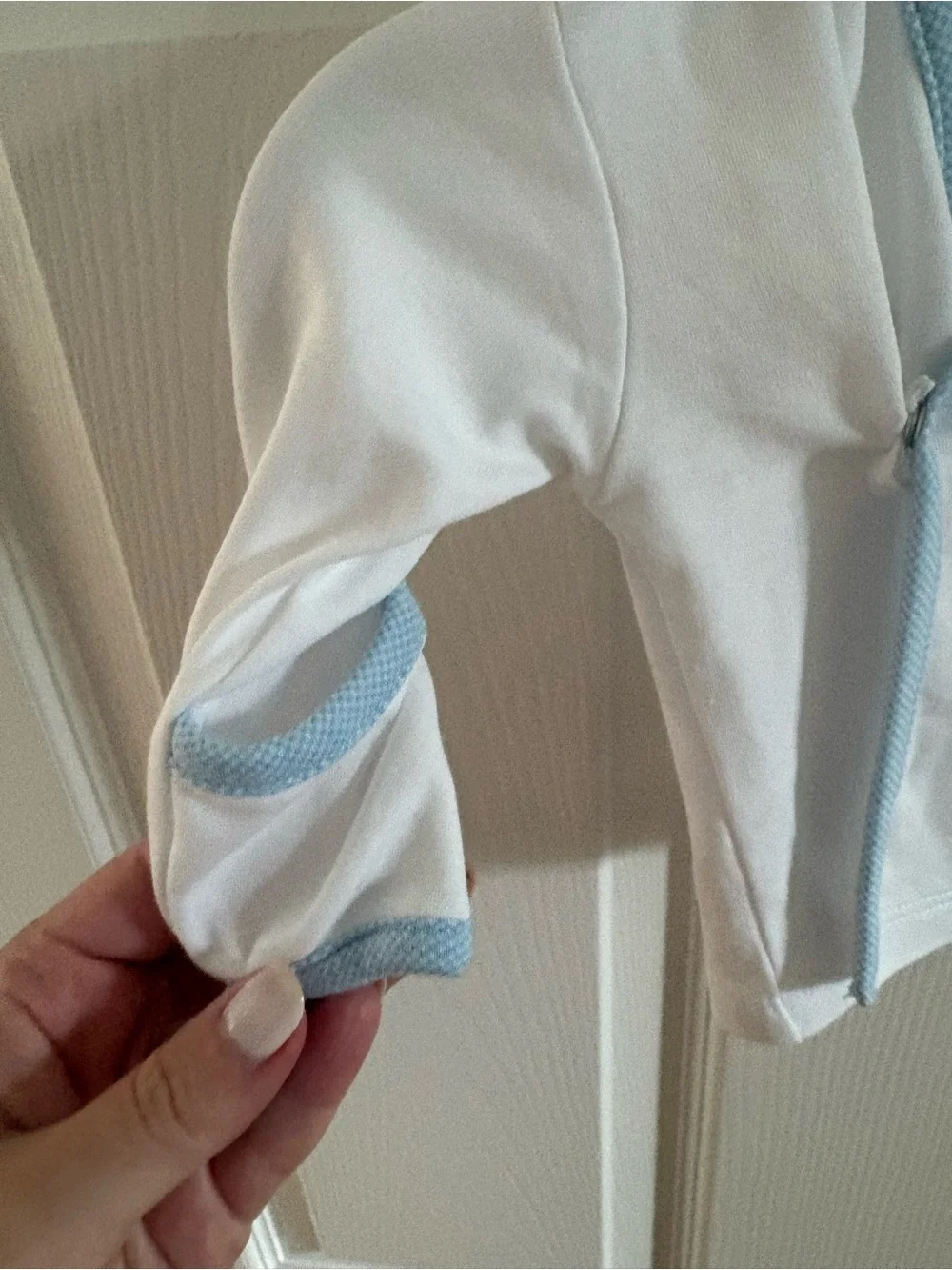 Kissy Kissy Blue & White Baby Pajama Set